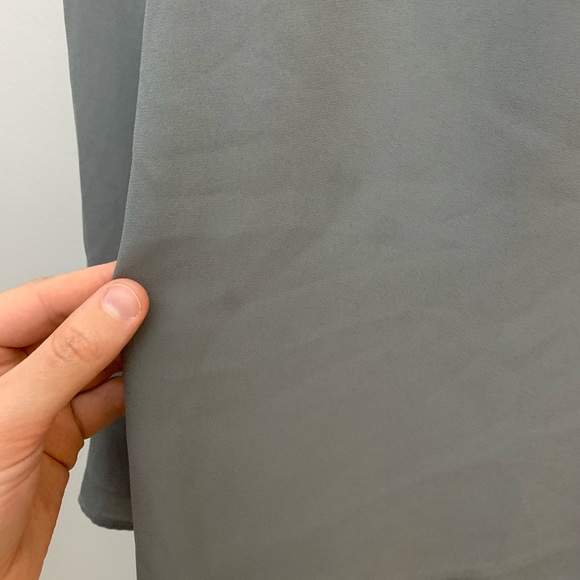 BANANA REPUBLIC GREY BLOUSE - Picture 2 of 6